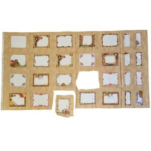 Quilt Labels Fabric Panel For Quilting and Crafts Assorted Frames Sew Treasured